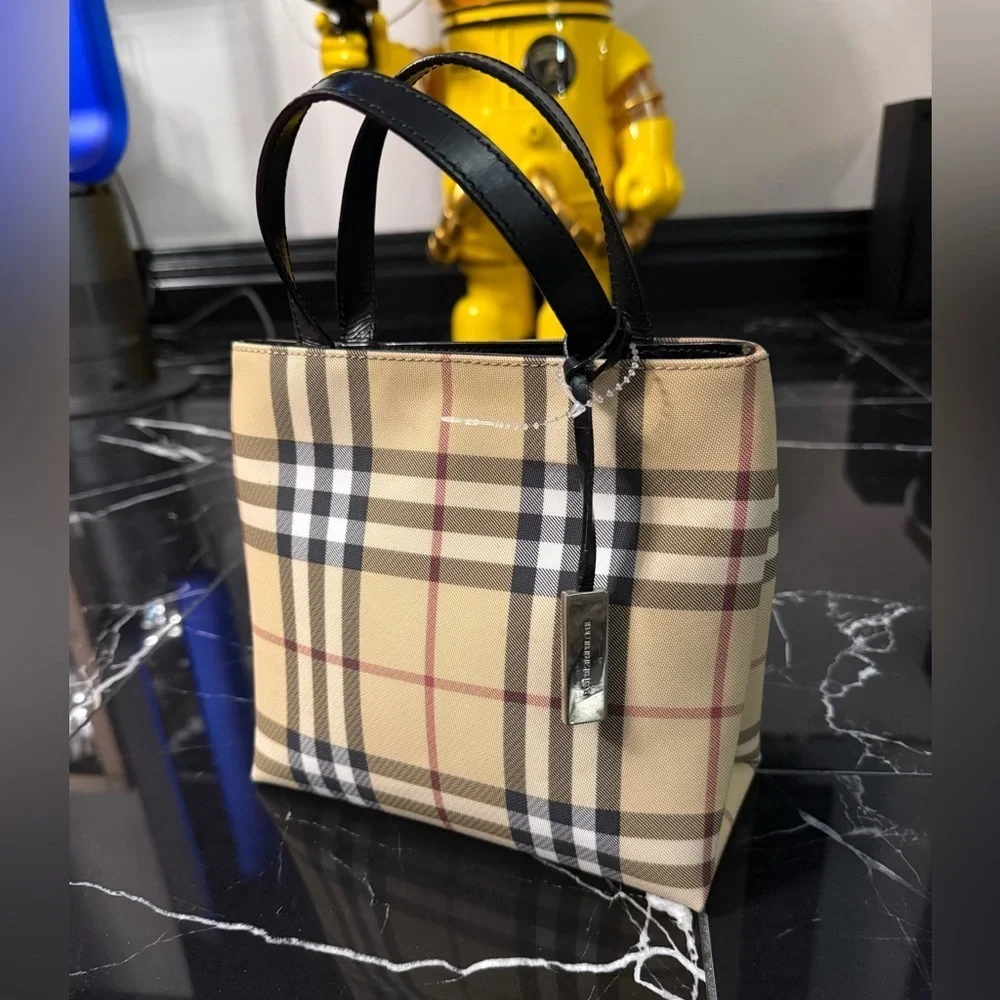 BURBERRY Nova Check Mini Tote